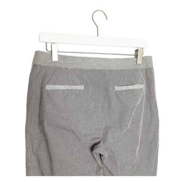 Classic Gray and White Checkered Women's Pants Sz 4 Brooks Brothers (Red Fleece) - Picture 5 of 8